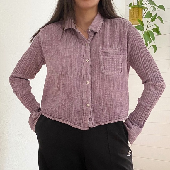 Daily practice santorini gauze shirt - Picture 2 of 5